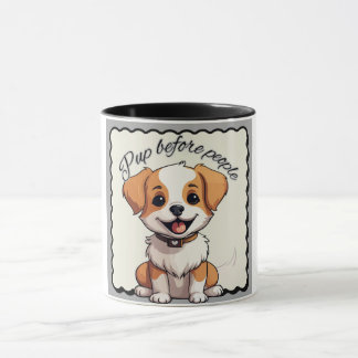Mug Un mignon café design chiot