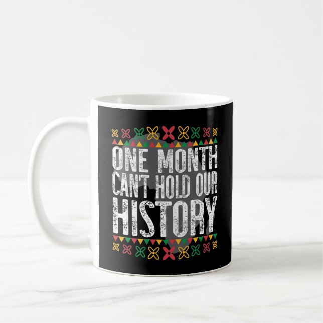 Mug Un mois ne peut pas retenir l'histoire noire (Gauche)