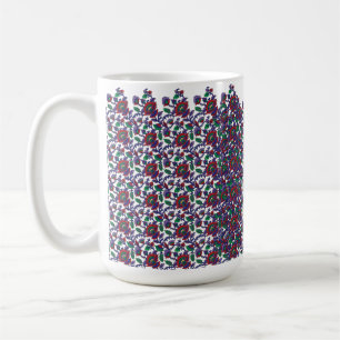 Mug Un motif symétrique et transparent avec répétition