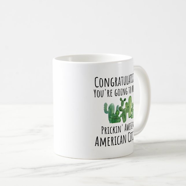 Mug Un nouveau citoyen américain un cadeau citoyen amé (Devant droit)