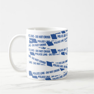 Mug Un officier de police britannique ne traverse pas