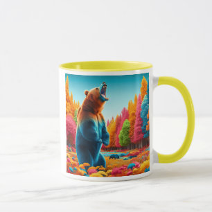 Mug Un ours imposant, dressé sur ses pattes arrière.