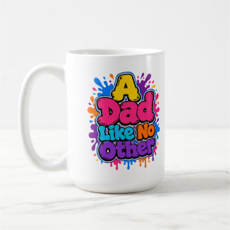 Mug Un papa comme aucun autre Graffiti coloré Fête des