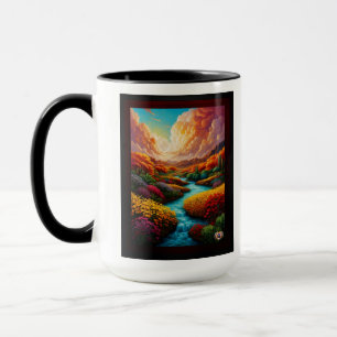 Mug Un paysage d'Imaginaire à couper le souffle Art IA