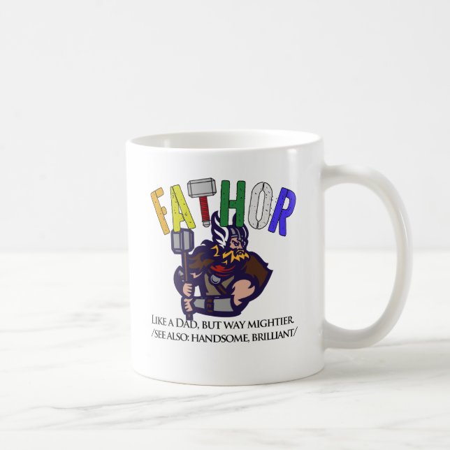 Mug Un Père Comme Un Père Mais Un Logo Plus Puissant (Droite)