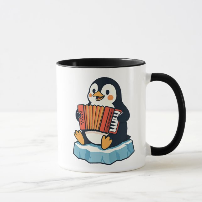 Mug Un pingouin vous joue un air d'accordéon. (Droite)
