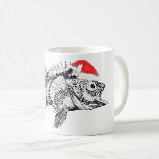 Mug Un poisson au chapeau de Père Noël