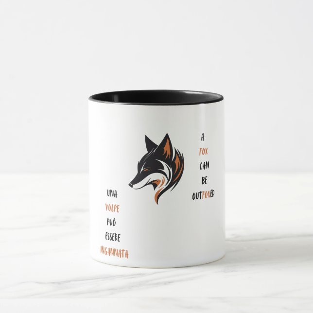 Mug Un renard peut être renversé avec esprit (Centre)