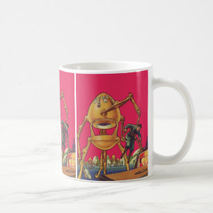 Mug Un robot Alien de science-fiction vintage capture 