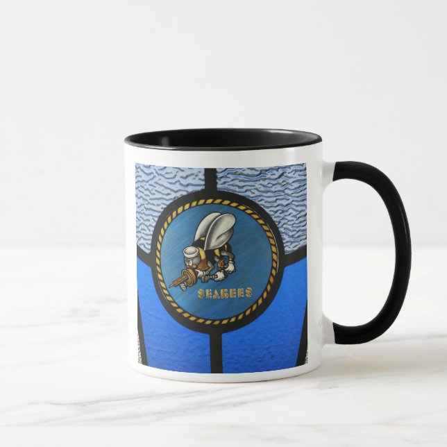 Mug Un seul logo Seabee (Droite)
