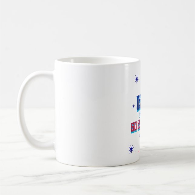 MUG UN SIGNE DE RÉUNION DE 50 ANS DE DEMING HIGH SCHOO (Gauche)