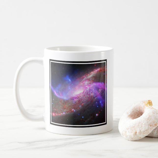 Mug Un Spectacle De Lumière Galactique En Galaxie Spir (Avec donut)