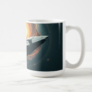 Mug Un Starship perdu dans un vide