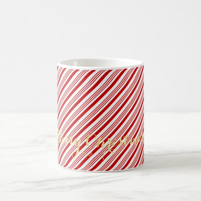 Mug Un Sucre de canne rouge mou frappe la famille Noël (Centre)