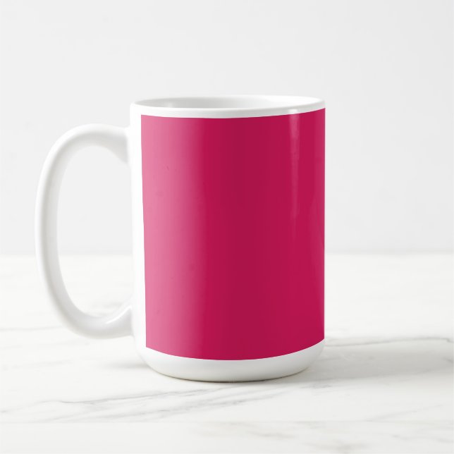 Mug Un tableau de fleurs rouges et roses avec l vert l (Gauche)
