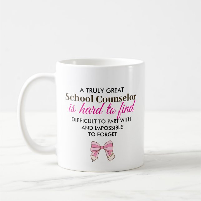 Mug Un très grand conseiller scolaire - Nom personnali (Gauche)