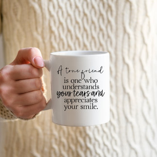 Mug Un véritable ami, meilleur ami-versaire