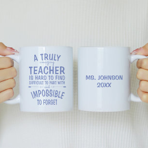 Mug Un vrai Extraordinaire enseignant Lavender Café Mu