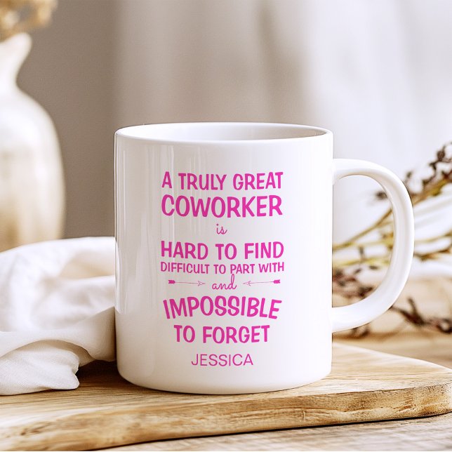 Mug Un vrai grand collaborateur avec le nom (Créateur téléchargé)