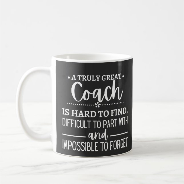 Mug Un Vraiment Grand Entraîneur est difficile à trouv (Gauche)