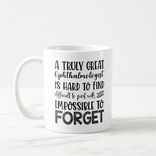 Mug Un Vraiment Grand Ophtalmologue Est Difficile À Tr (Gauche)