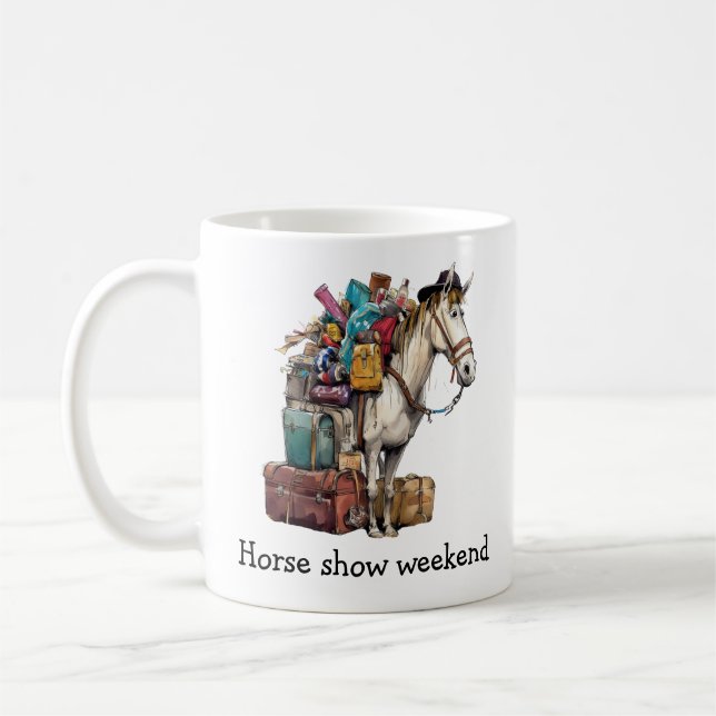 Mug Un week-end de spectacle de chevaux-mug. (Gauche)