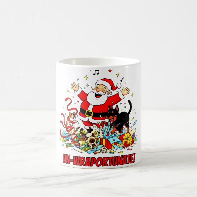 Mug Un-wraportunate: Santa’s Gift Unleashed (Centre)