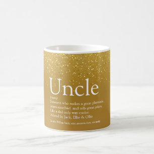 Mug Uncle Funcle Définition Moderne Fun Gold Parties s