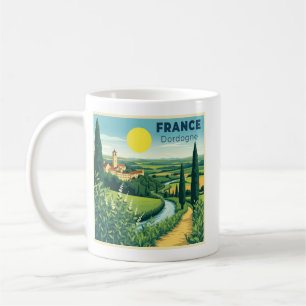 Mug Une affiche de voyage classique nostalgique France