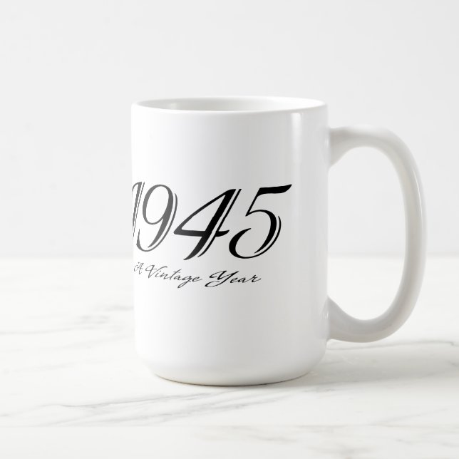 Mug Une année Vintage 1945 (Droite)
