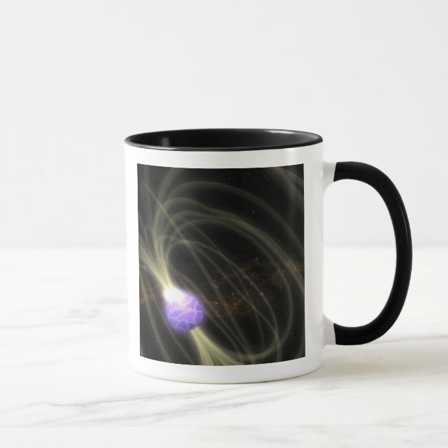 Mug Une conception artiste du SGR 1806-20 magneta (Droite)