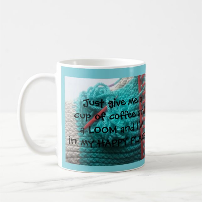 Mug Une coupe de café et un LOOM (Gauche)
