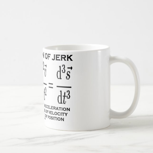 Mug Une définition de secousse (physique) (Droite)