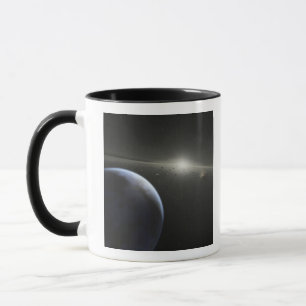 Mug Une énorme ceinture d'astéroïdes en orbite autour 