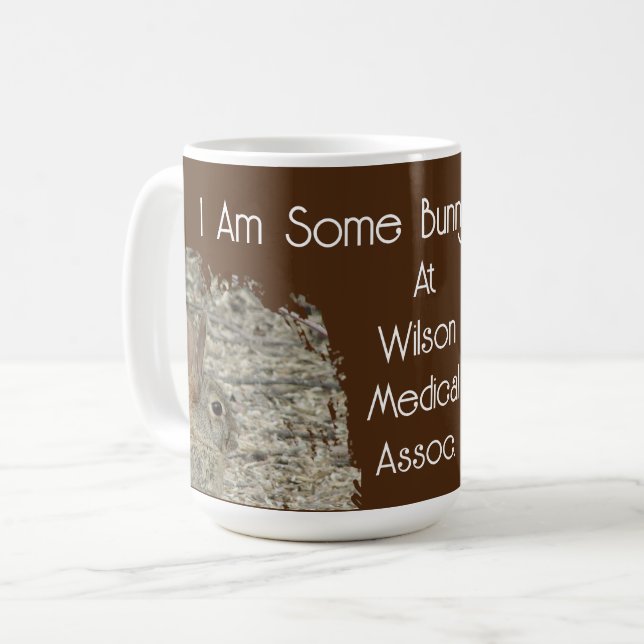 Mug Une équipe d'employés spéciaux Brown lapin (Devant gauche)