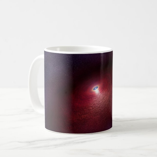 Mug Une Étoile De Neutron Avec Un Disque De Poussière  (Devant gauche)