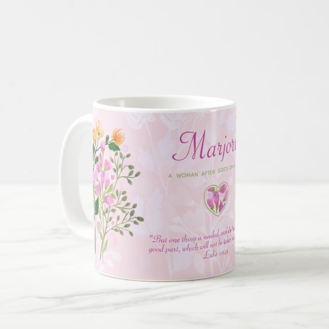 MUG UNE FEMME APRÈS LE COEUR DE DIEU (Devant gauche)
