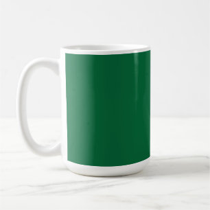 Mug Une feuille verte vif avec des veines distinctes e