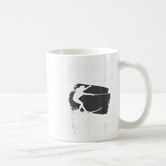 Mug Une Fille Qui Ski Nautique Barefoot Ski Nautique V (Droite)