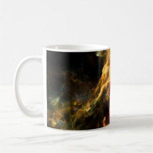 Mug Une fois sur une série Space. Conception abstraite