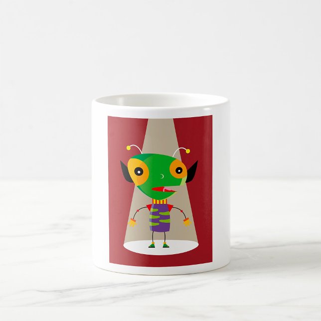 Mug Une fourmi Alien colorée dans Spotlight Quirky Sci (Créateur téléchargé)
