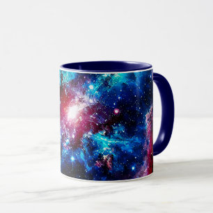 Mug Une galaxie aux étoiles scintillantes.