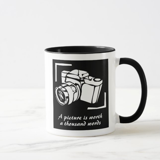 Mug Une image vaut mille mots photographie (Droite)