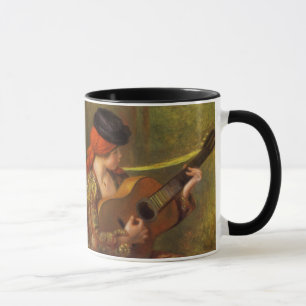 Mug Une jeune Espagnole avec une guitare de Pierre Ren