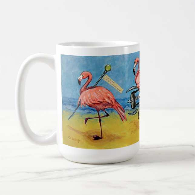 Mug Une jolie muqueuse de flamants (Gauche)