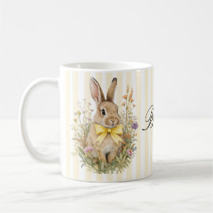 Mug Une mignonne petite Baby Shower Lapin Floral Ruban