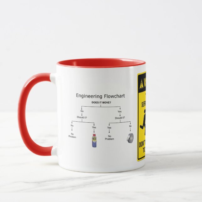 Mug Une mousse pour un ingénieur (Gauche)