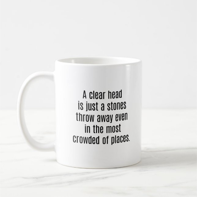 Mug Une Musique À Tête Claire (Gauche)
