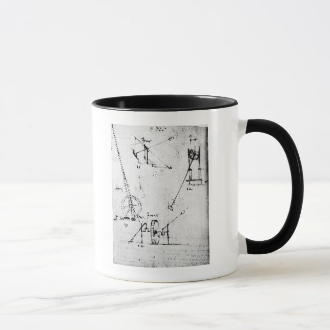 Mug Une page du codex Forster, 1480s-1494 (Droite)