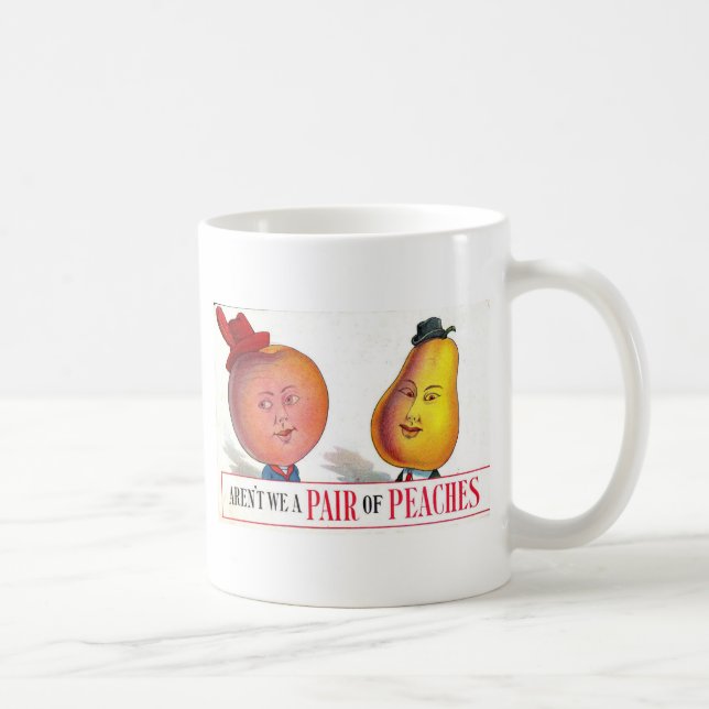 Mug Une paire de pêches ? (Droite)